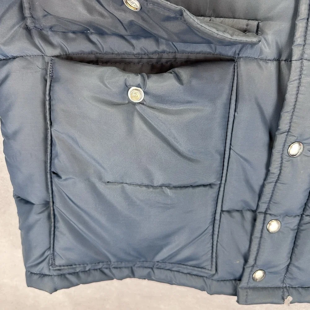 Vtg 70s Champion Jacket L Spark Plugs Coat Official Racing Apparel Jacket Puffer
